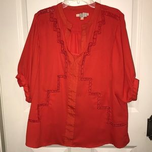 EUC Gibson Latimer cut out top with tank size M